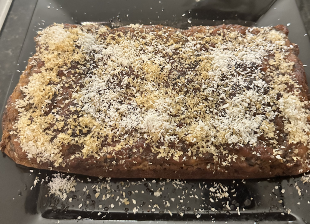 Banana and coconut bread by Corinne Dosoruth